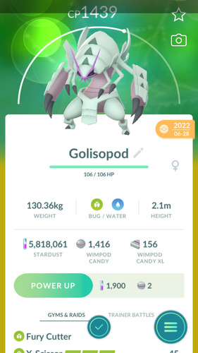 Pokémon trade golisopod - trade,