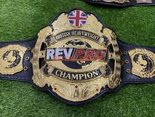 Cintura titolo Rev Pro British Heavyweight Championship impilata taglia adulto
