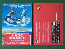 (5620) 9° TROFEO BIRRA MORETTI NAPOLI INTER JUVENTUS 1 Cartolina Calcio