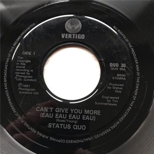 Status quo can give - status, you