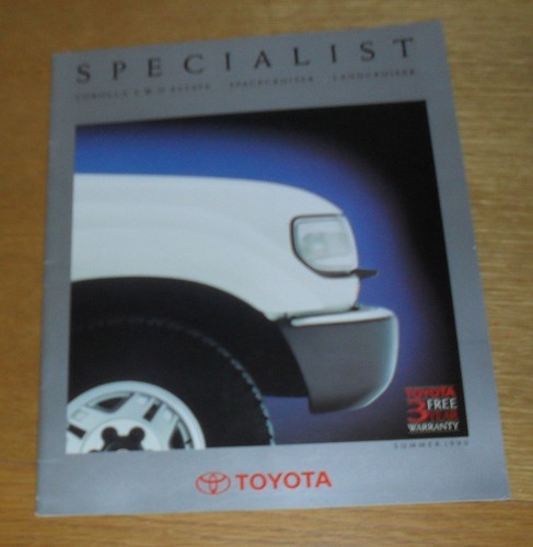 Toyota specialist brochure - toyota,