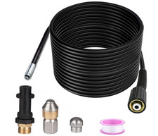 15M Sonda Sturatubi Compatible Con Karcher Idropulitrice, Tubo Idropulitrice per