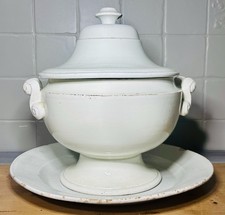 Antica zuppiera ceramica - antica, in