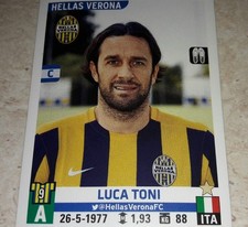 FIGURINA CALCIATORI PANINI 2015/16 HELLAS VERONA TONI N°263 ALBUM 2016