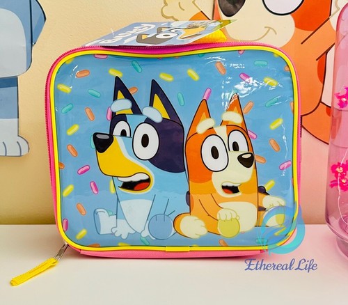 Borsa pranzo rosa bluey