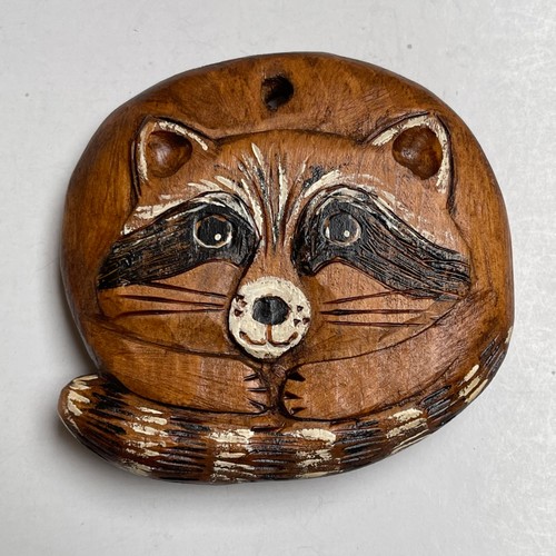 Fermacarte legno procione arte