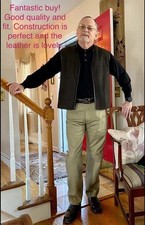 Jeans uomo biker vera pelle di