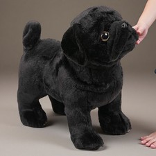 Peluche cane carlino nero 12