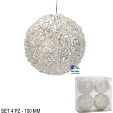SET 4 PALLE PALLINE NATALIZIE