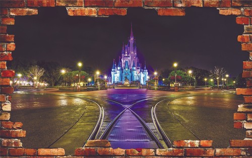 Adesivo disney land princess - adesivo,