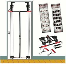 Kit Tower 200 Full Body Exercise Gym Cavi Cinghie da Porta Allenamento Fitness