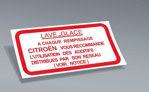Adesivo citroen vaschetta - citroen,