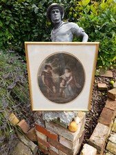 ANGELICA KAUFFMAN REGINA MARGARET E IL LADRO INCISIONE F. BARTOLOZZI 1801.