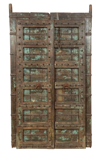 Portone antico legno teak - portone,