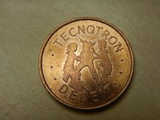 Gettone giostra anni 70, Tecnotron Dedem, Kiddie Rides