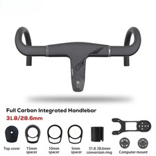  Manubrio integrato bici da
