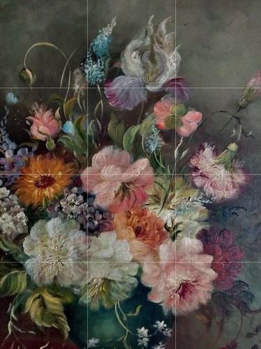 Pannello ceramica mosaico - , di