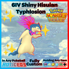 Shiny hisui typhlosion 6iv - shiny,