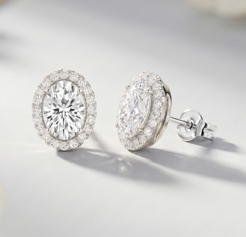 Orecchini perno 18 ct - a, 1,18