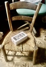 Seggiola bambini legno vintage