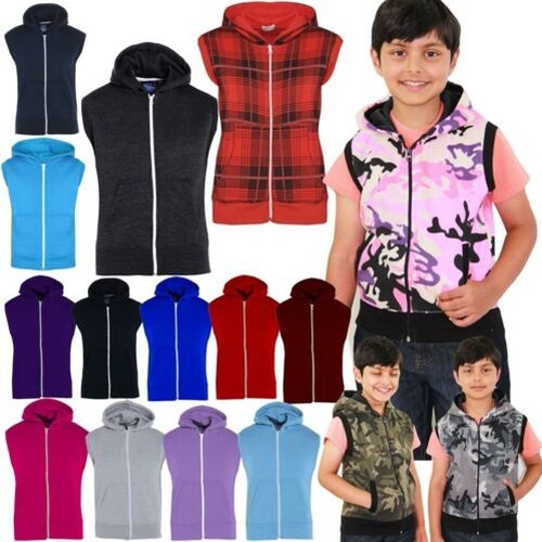 Bambini gilet con cappuccio - gilet,
