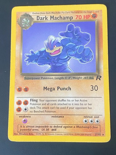 English pokemon dark machamp - english,