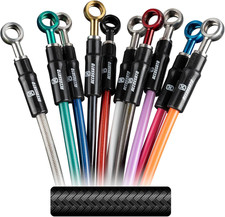 Kit Tubi Freno Nero Carbon