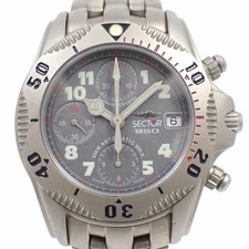 Orologio Uomo Automatico Cronografo Quadrante Grigio Titanio SECTOR 950