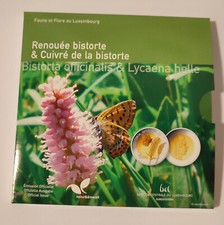 5 euro Lussemburgo 2020 argento e niobio proof fondo specchio bistorta