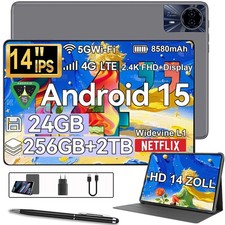 2025 Tablet 24GB+256GB 14