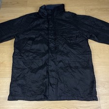 Giacca trench nero con zip