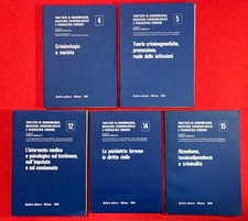 TRATTATO DI CRIMINOLOGIA PSICHIATRIA FORENSE 5 Libri Serial Killer Ferracuti