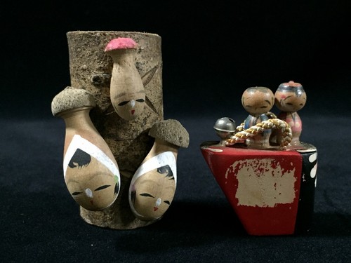 K0287 set bambole kokeshi - k0287, di