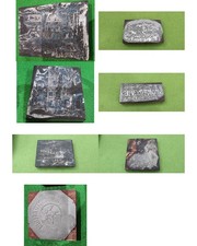 lotto 15 pz. Antica matrice tipografica stampa Base in legno clichè