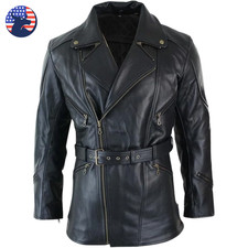 Men's Black Genuine Soft