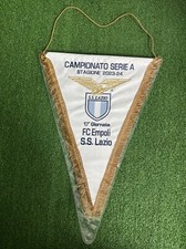 Pennant Gagliardetto LAZIO EMPOLI Match Worn Banderin Indossata No Maglia