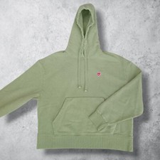 Felpa con cappuccio verde Deus