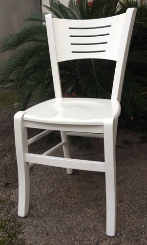 Sedia bianca legno - bianca,
