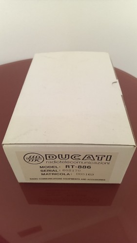 Radio uhf ducati 886 - radio,