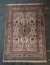 Vecchio Antico Tappeto di Seta