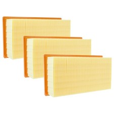 3 Filtres plissés plats pour