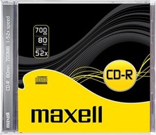 10 CD-R MAXELL 700MB IN JEWEL