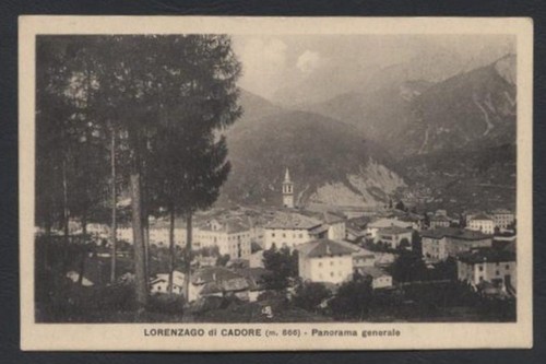 A333 cartolina lorenzago di - a333,