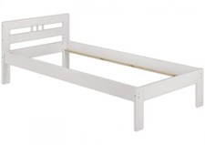 Solido bianco telaio letto