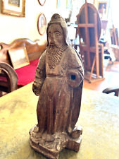 SAN ROCCO MAGNIFICA STATUA LIGNEA DEL XVI-XVII SECOLO MANCANZE