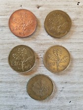 Lotto 5 monete Repubblica