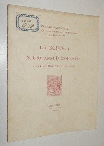 Scuola giovanni - la, di