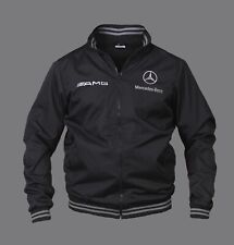 Giacca Bomber Esterno Mercedes AMG Motor Sport Ventaglio Ricamo Abbigliamento Nuovo
