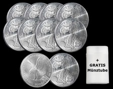 10x 1 oz medaglia titanio +