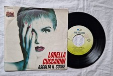 LORELLA CUCCARINI ASCOLTA IL CUORE 45 giri SIGLA TV Can 5 1991 NO CD 33